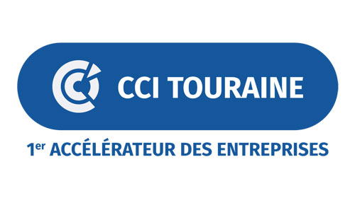 Logo de la CCI Touraine, qui développe The Place by CCI 37